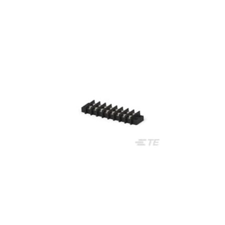 Te Connectivity Barrier Strip, 2 Row, 25 A, 300 V, 14 AWG, Screw Termination 1546671-8